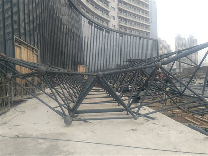黄石万豪酒店雨棚网架